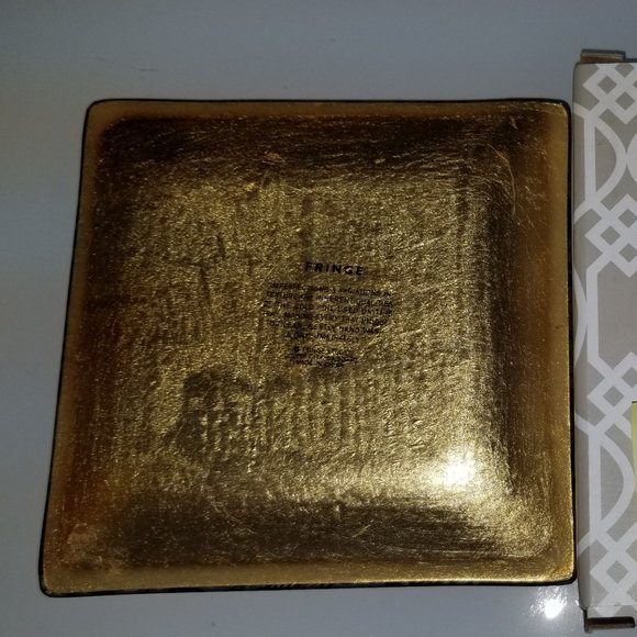 #2003 NIB Fringe Studio Black Gold Jacob Foil Tray - Picture 2 of 4